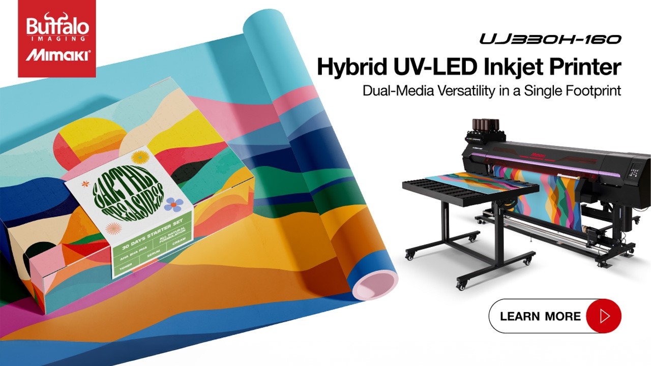 Mimaki UJ330H-160 Overview: The Ultimate Hybrid UV Printer for Rigid & Roll
