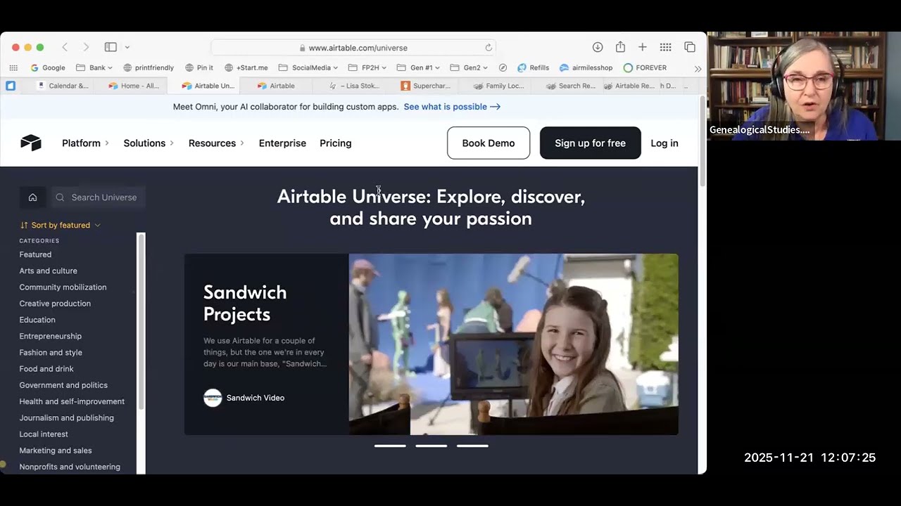Организуйте генеалогическое исследование с помощью Airtable