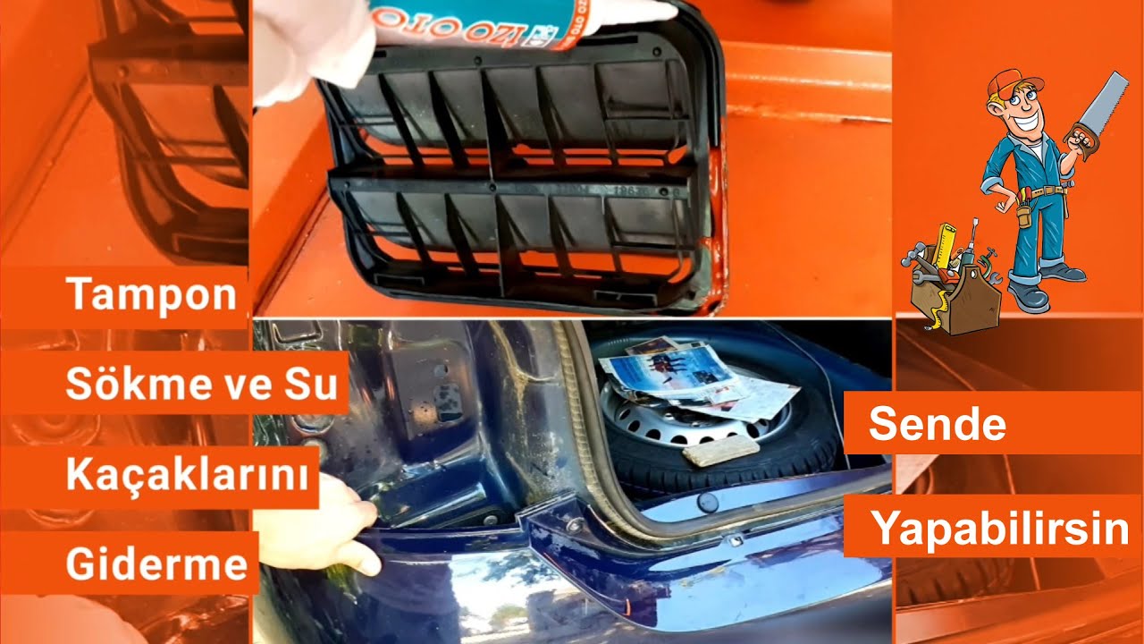 Renault Symbol Bagaj Su Alıyor - Arka Tampon Sökme