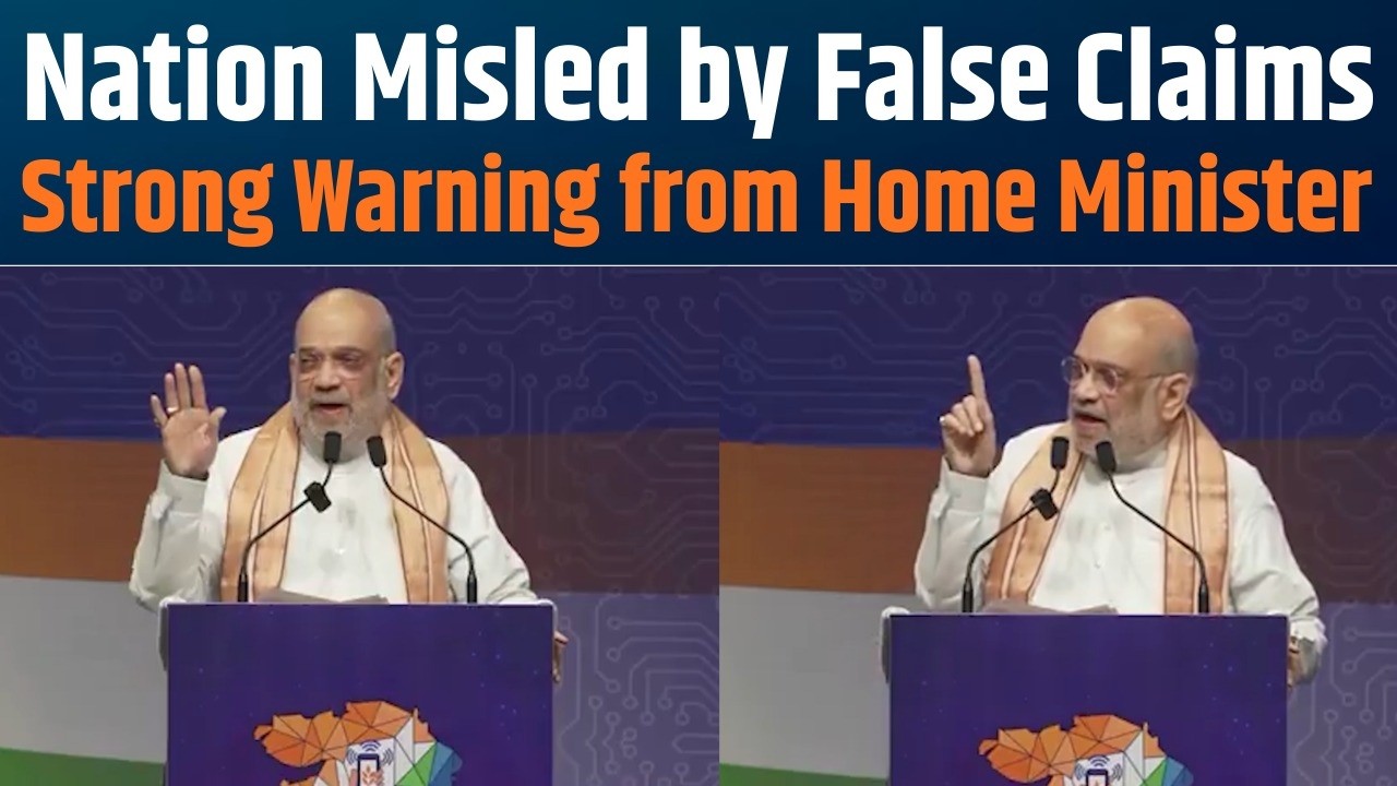 HM Amit Shah Slams Rahul Gandhi in Gandhinagar | Calls Out False Narratives