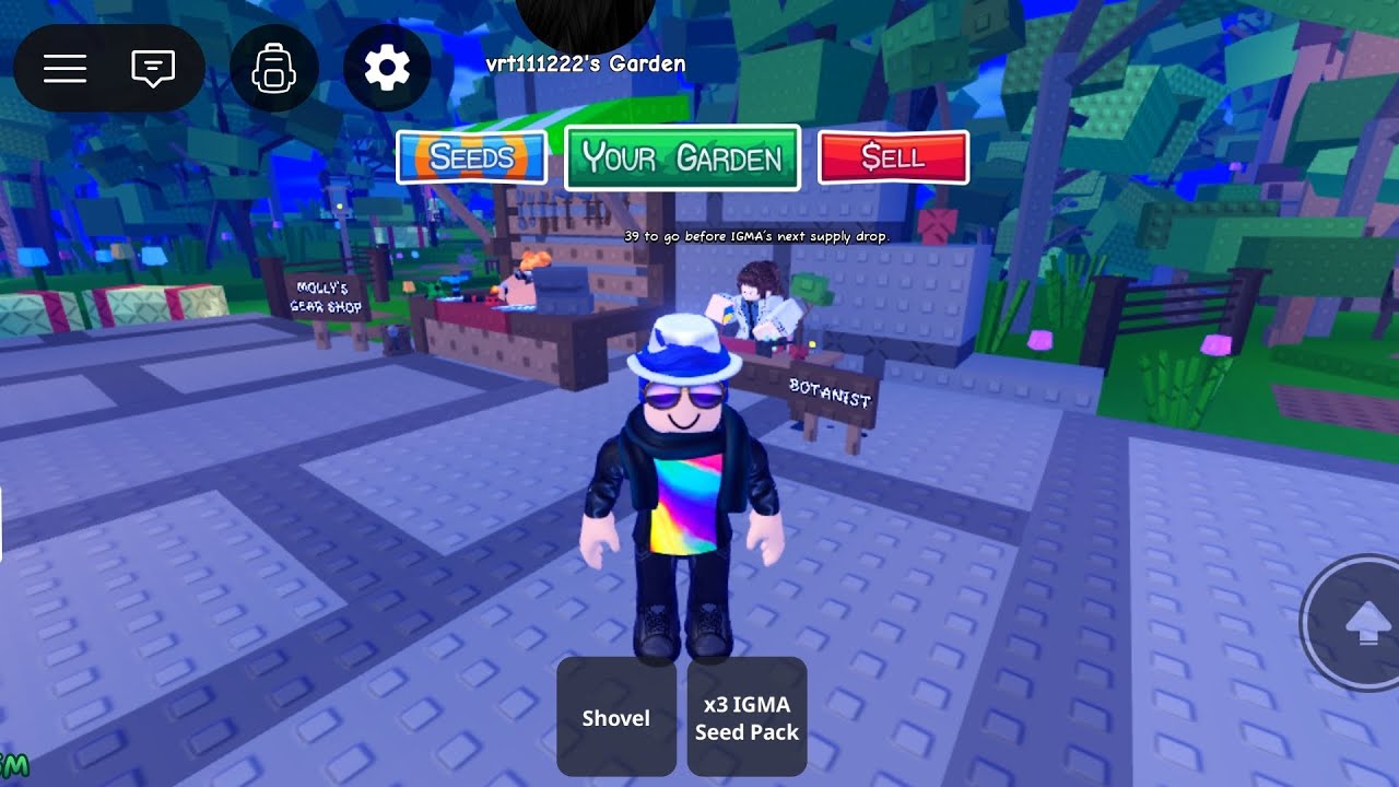 Первый admin abuse в garden horizons #roblox #ефуroblox #роблокс 