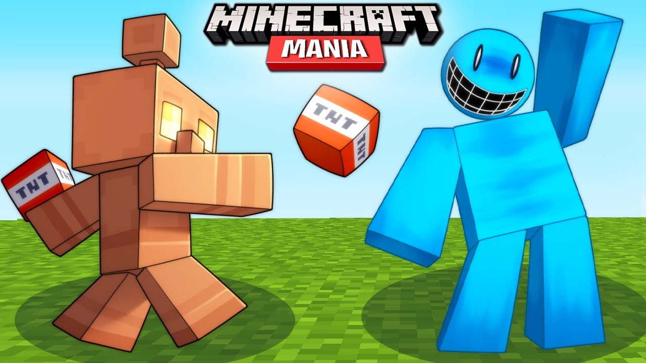 Minecraft Mania - Golem CAÑÓN, Bluudud