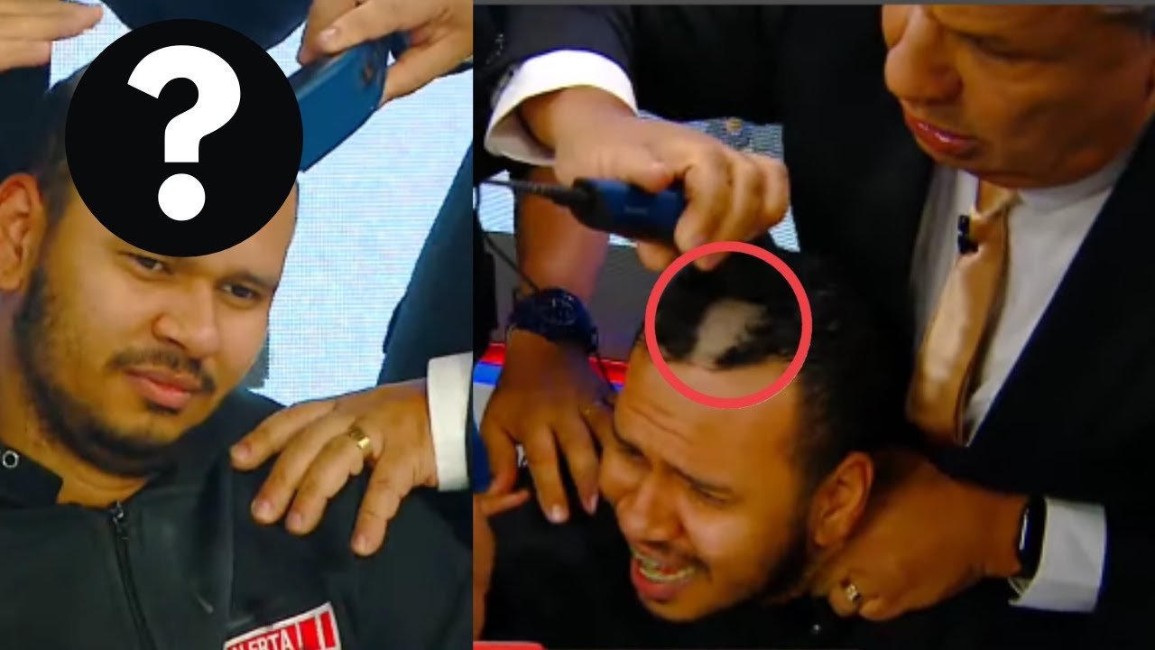 TOALHA ACEITA DESAFIO E TEM SEU CABELO RASPADO!