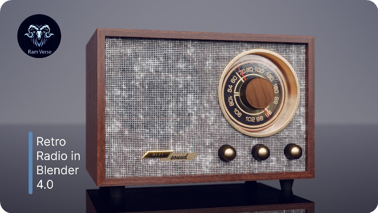 The Ultimate Guide to Creating a Retro Radio in Blender 4.0