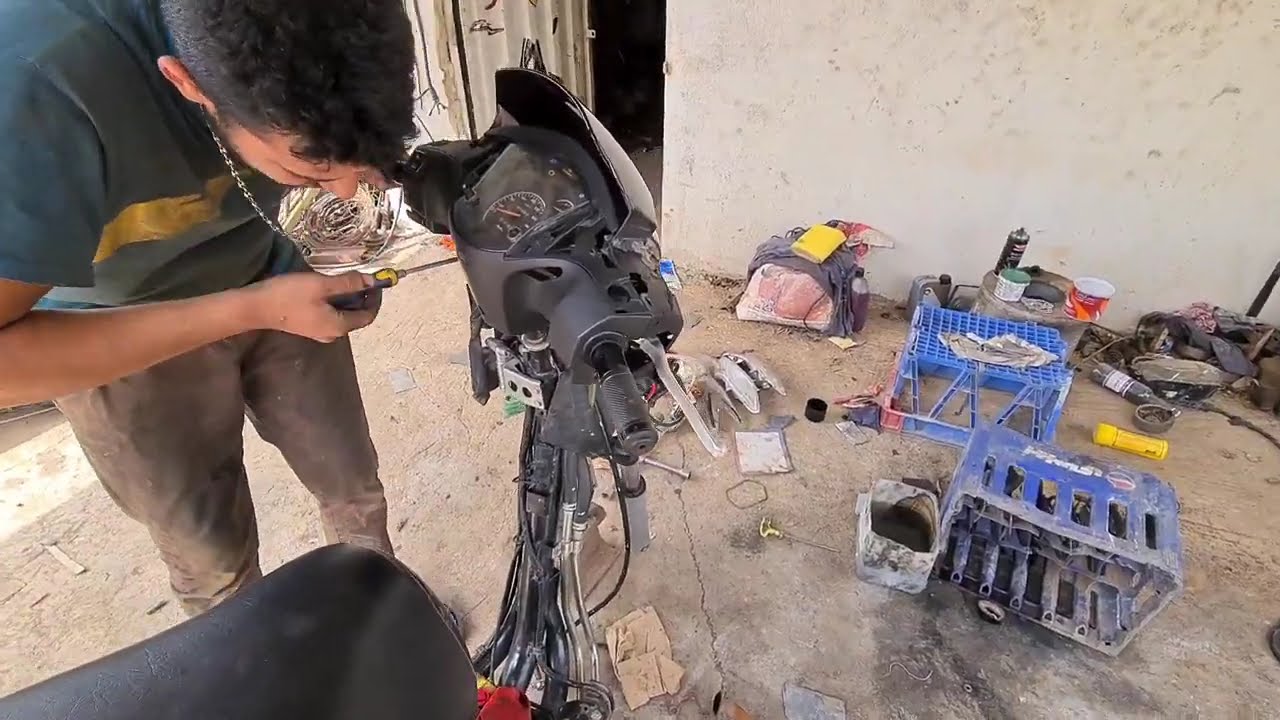 واخيرا🙉 نهاية مشروع اصلاح وتجديد ❤️Honda sh 💚 اجي تشوف  الخدمة النقية ديال بصح 💪