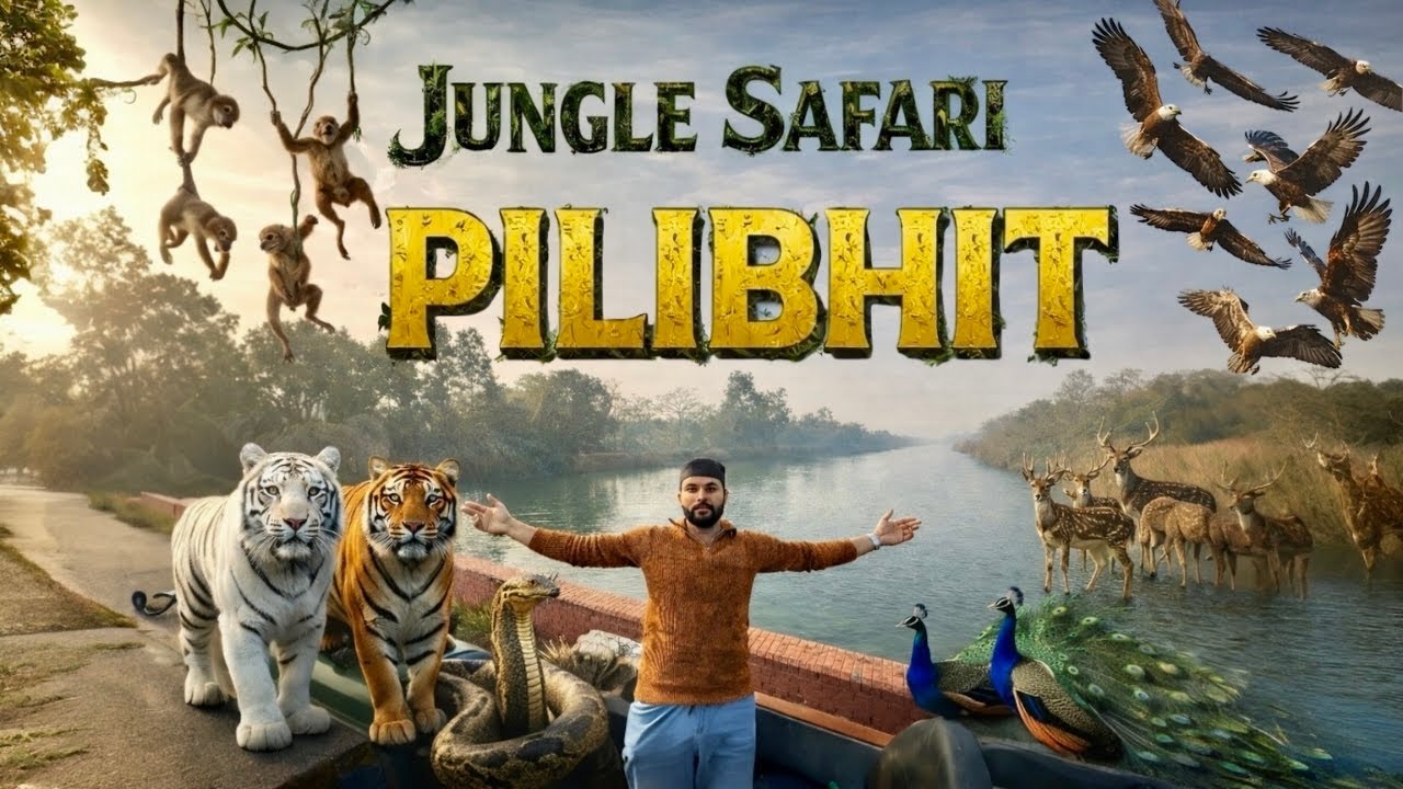 Ye kya mil gaya Jungle me 😱Tiger Reserve Pilibhit | Safar Calling | Crowd Wings