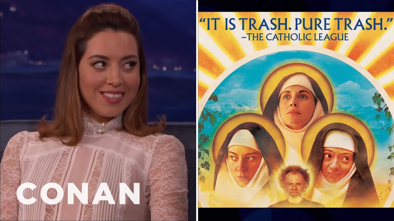 The Catholic League Condemned Aubrey Plaza’s New Movie | CONAN on TBS