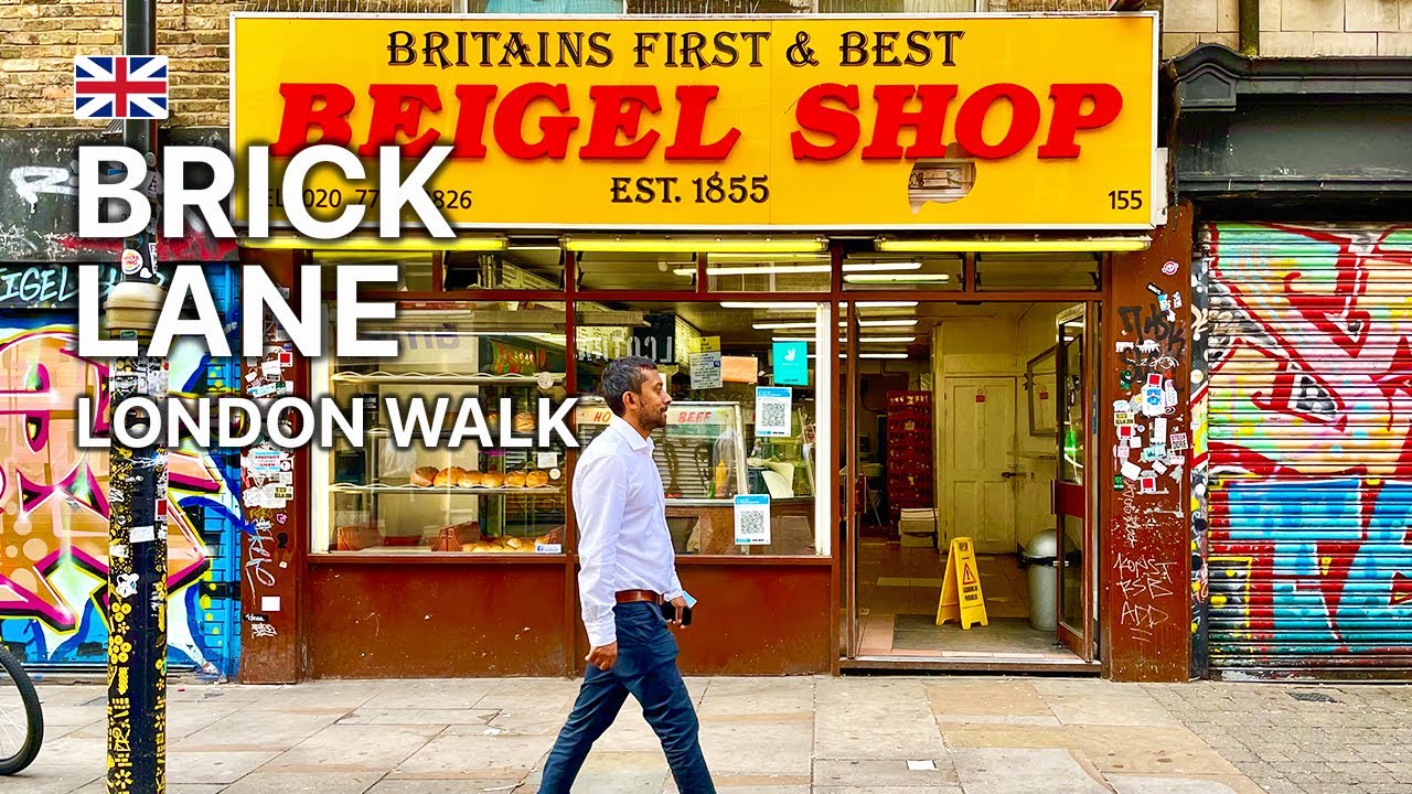 Shoreditch & Brick Lane London Walking Tour | August 2021 (4K 60fps)
