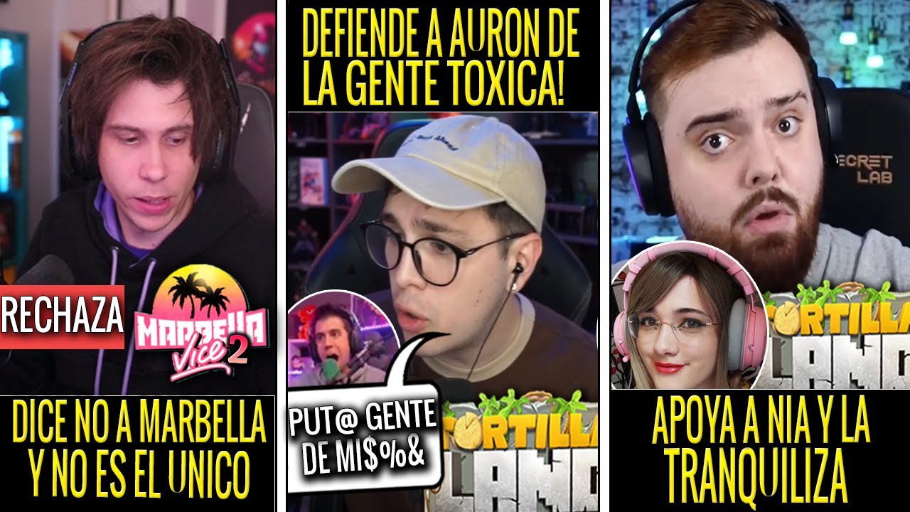 JUANSGUARNIZO EXPLOTA y DEFIENDE a AURON | IBAI y CRISTININI DEFIENDEN a NIA | RUBIUS NO a MARBELLA