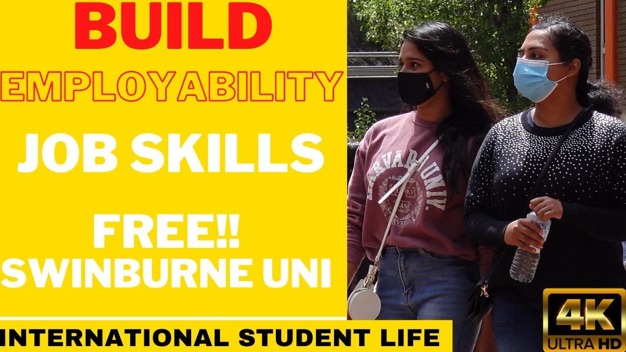 ⁴ᴷ Swinburne Uni Job Club employability programs FREE! Workshop Melbourne International Student Week