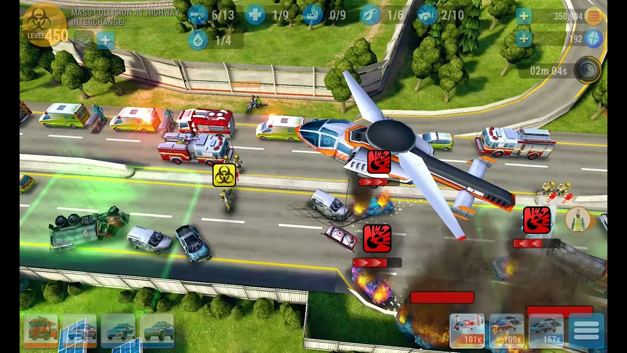 Emergency HQ, Hero Level 152, Mass collision at highway interchange
