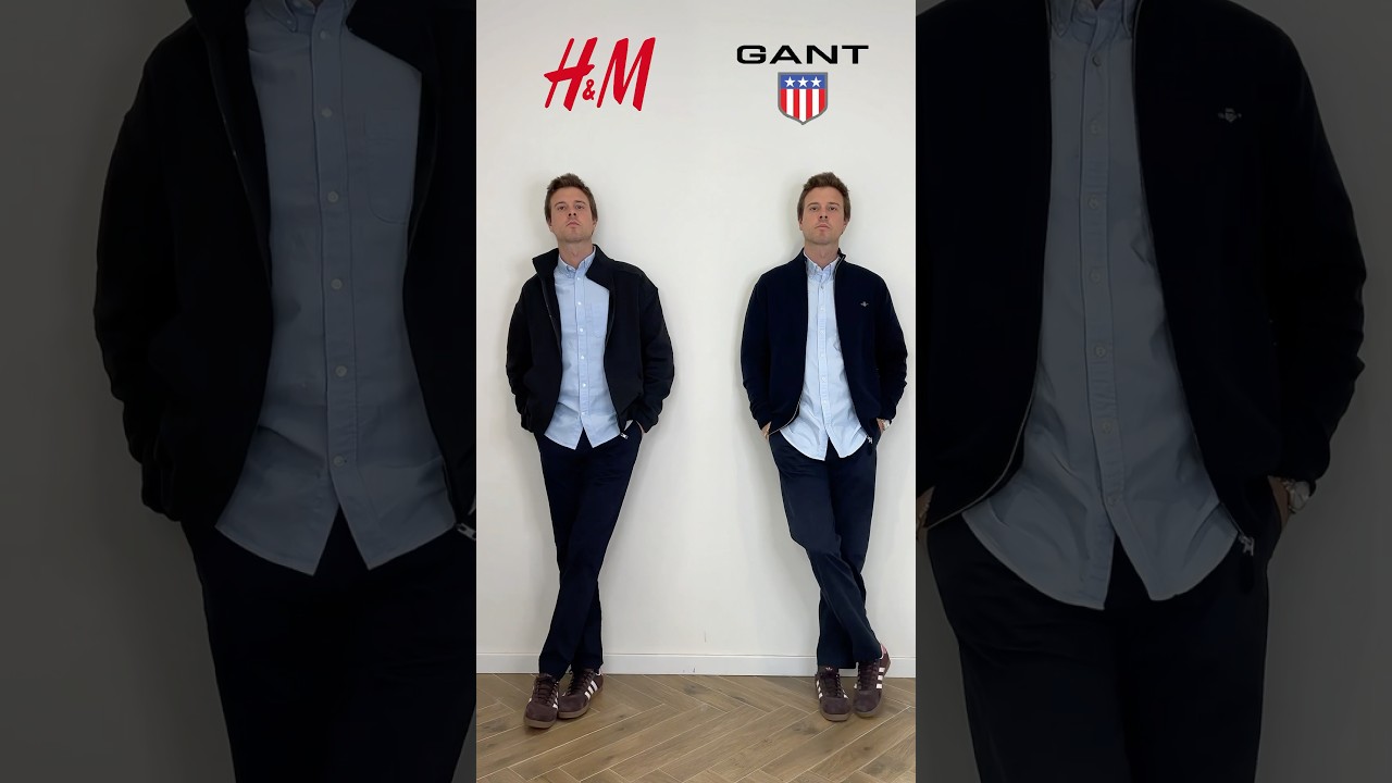 HM vs GANT! Vote your winner!👇🏼 #mensfashion #whatiworelastweek #fashion