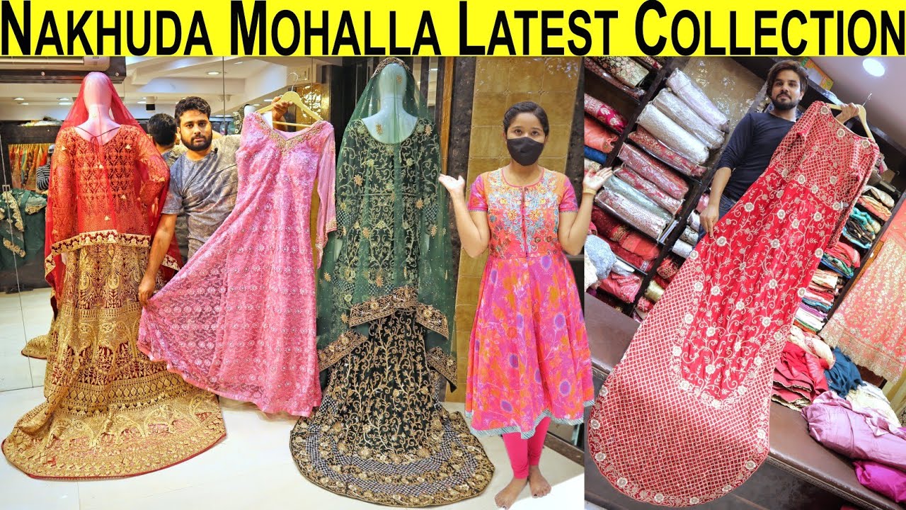 Nakhuda Mohalla Market |Latest Party Wear Dresses,Bridal Gown,Garara at nakhuda mohalla mumbai |