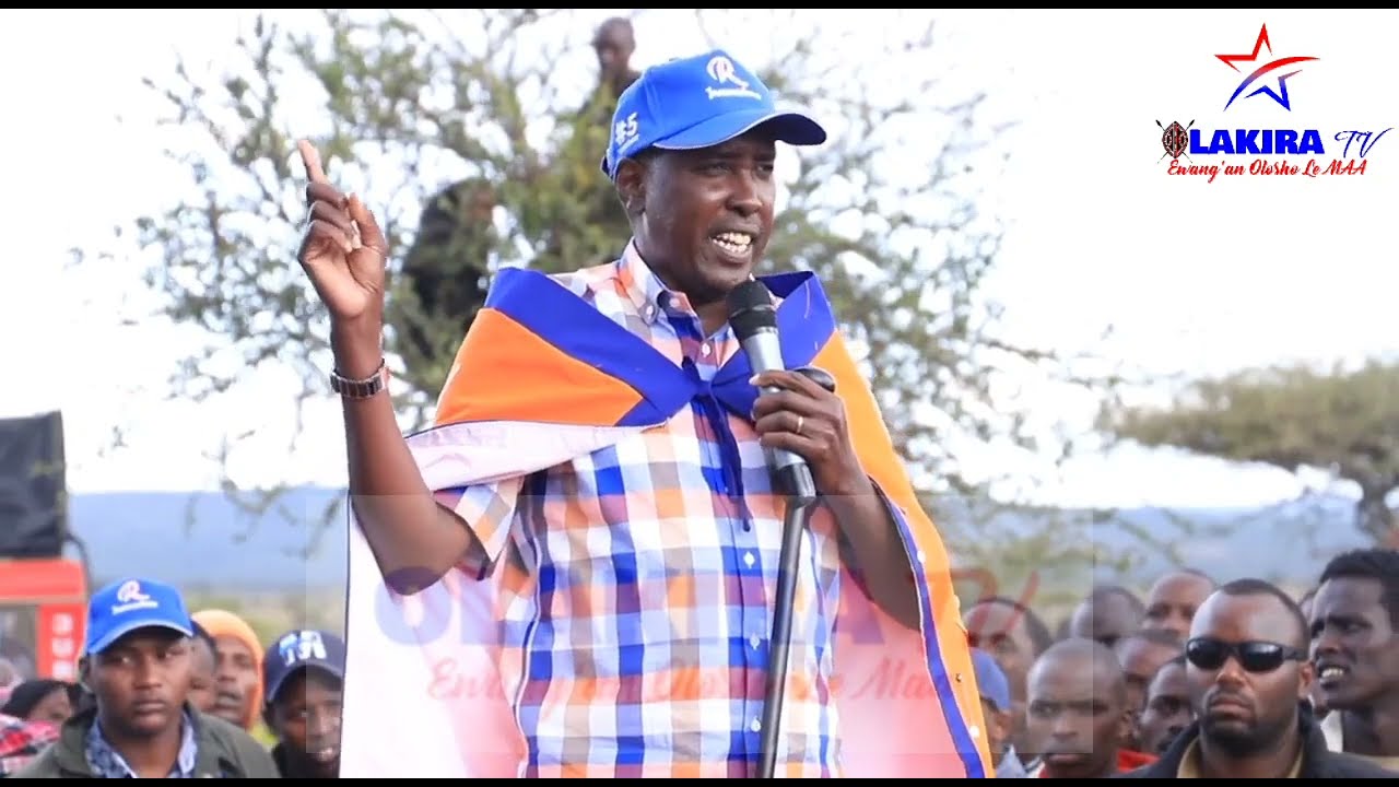 Governor Lenku speaks about THE MAA NATION CLUSTER in Naikarra Narok West during Dr Koshal Event