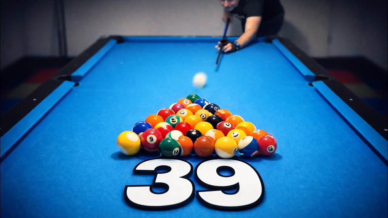 Breaking 39 Balls, can I make the runout?