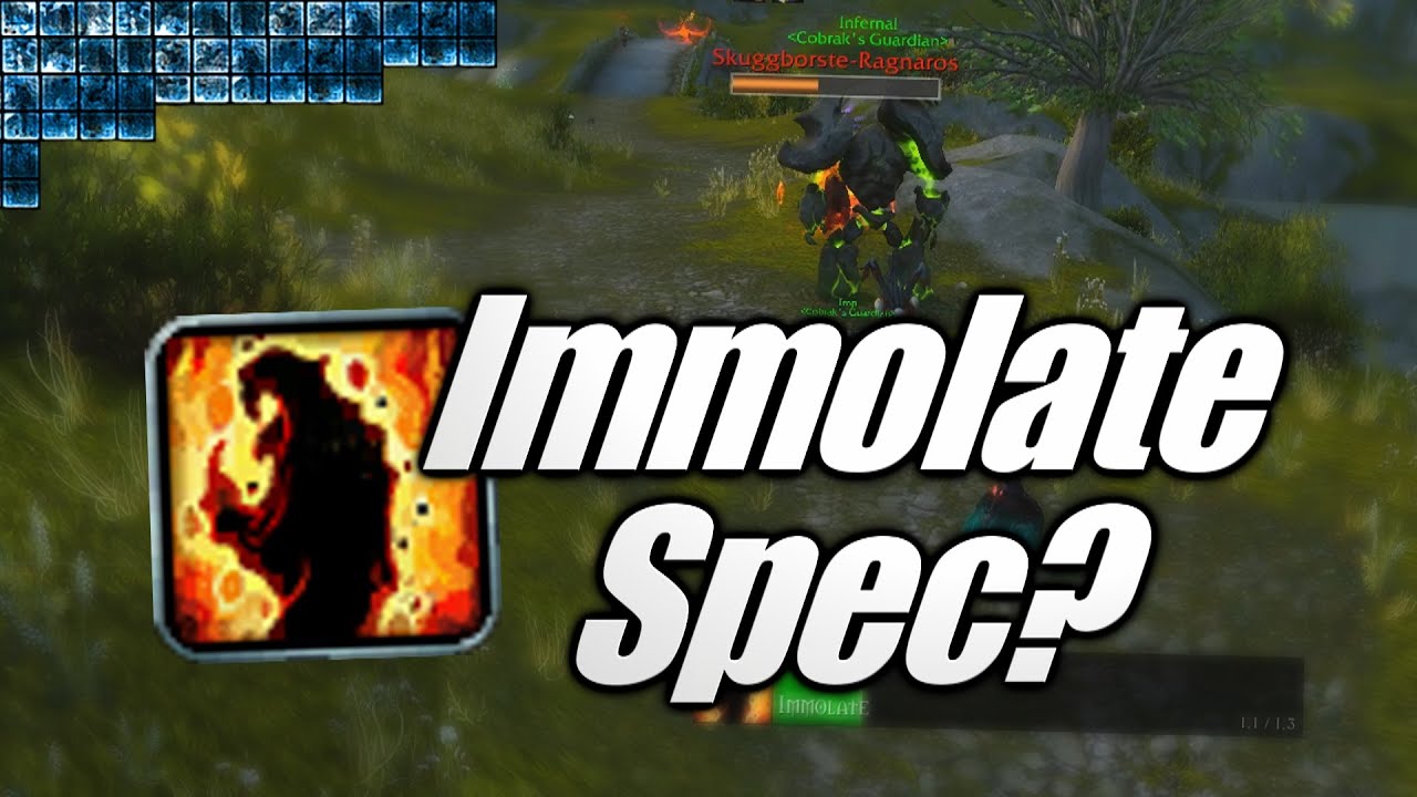 WoW Warlock PvP | Testing 'Roaring Blaze' [Cobrak]