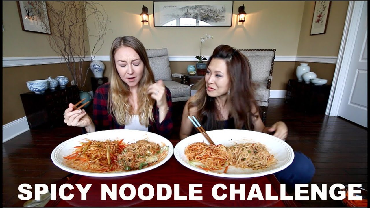 SPICY NOODLE CHALLENGE FT.  MOMMY TANG - MUKBANG