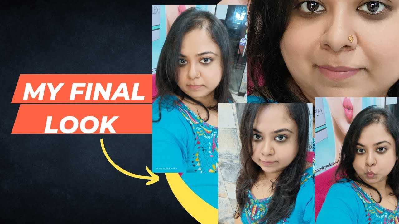This is my final look...My hair cut video ..part two...Layers Cutting.