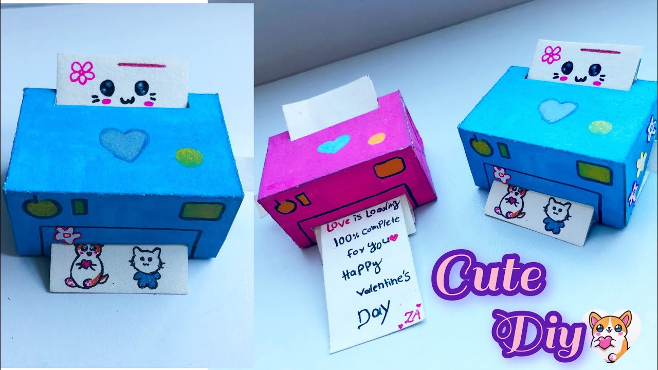 I Made a Cute Valentine Printer 💌😍 | Easy DIY Surprise Gift That Everyone Loves!