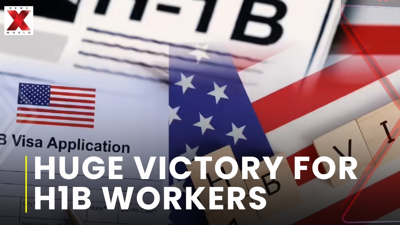 US Judge Strikes Down Trump Administration's Controversial H1B Visa Fee | NewsX World