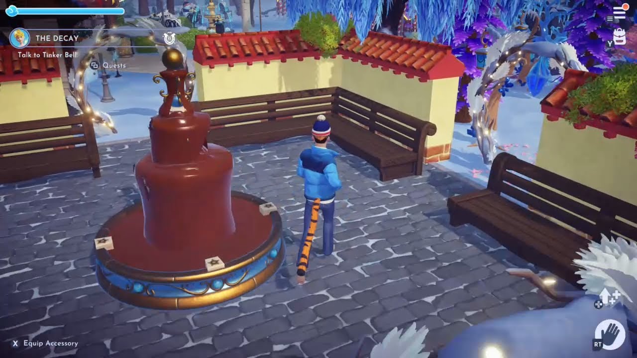 Completing the Chocolate Fountain Puzzle and receiving the Winter Chocolate Fountain.  DDV Xbox