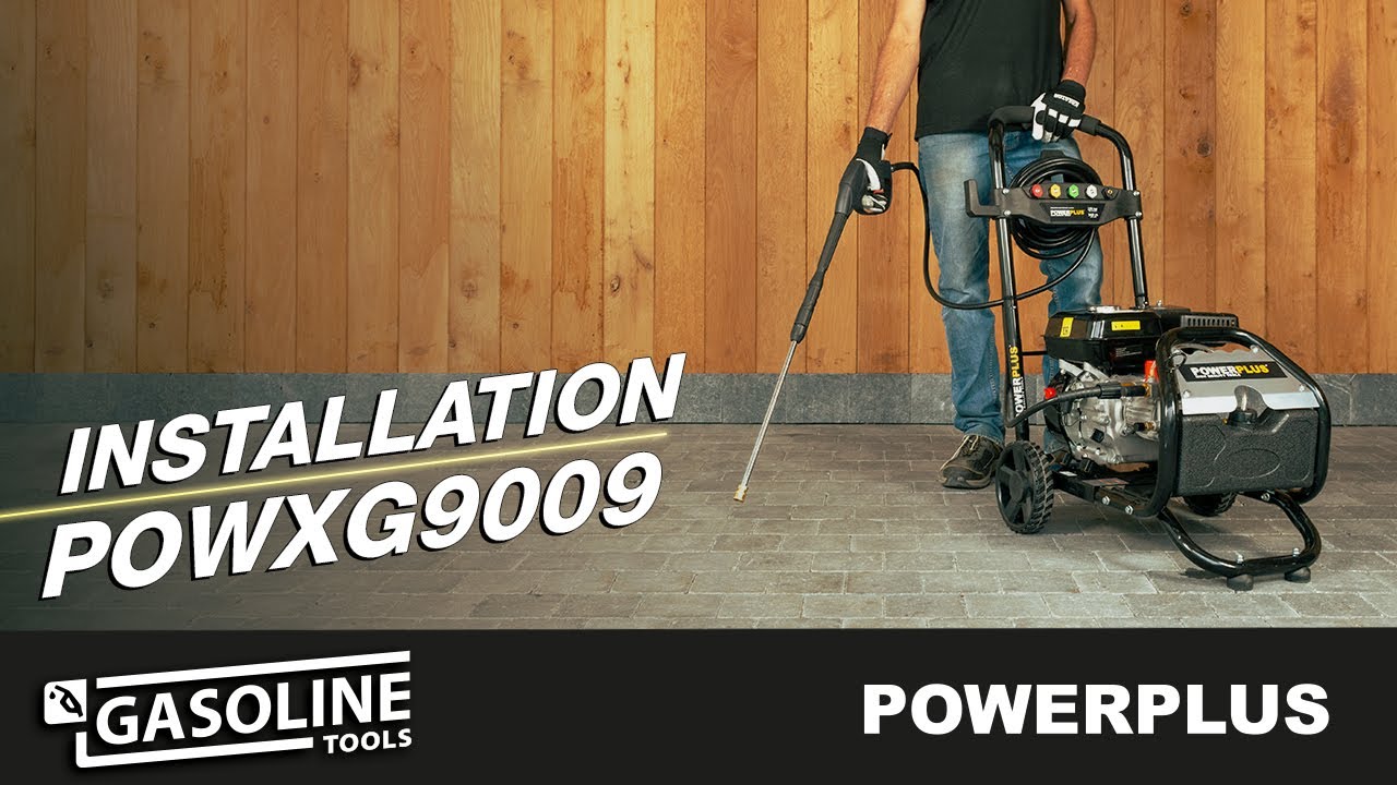 POWERPLUS - Instalaci&oacute;n de la hidrolimpiadora POWXG9009