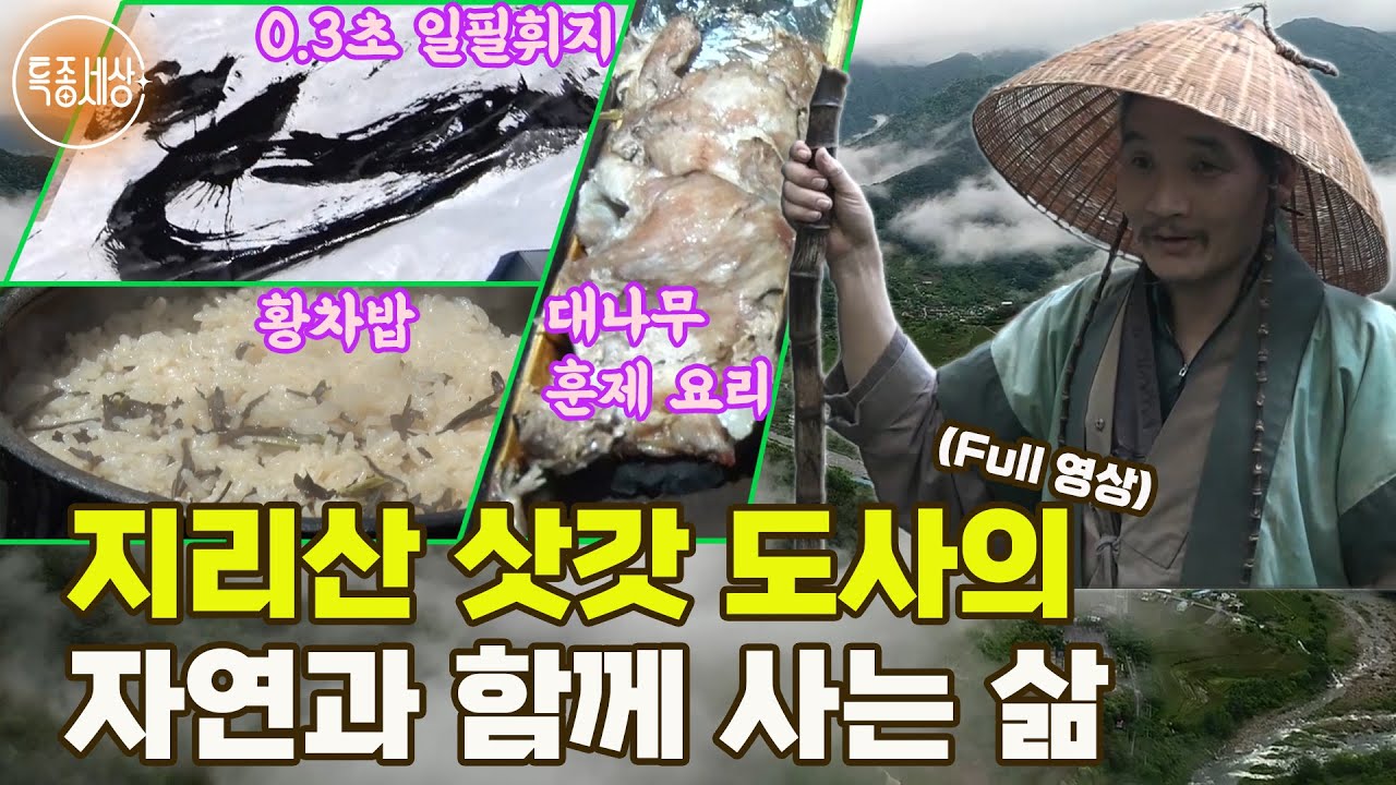 [특종세상] 지리산에 손수 지은 집이 11채! 삿갓 도사의 산골 생활 [Full영상]