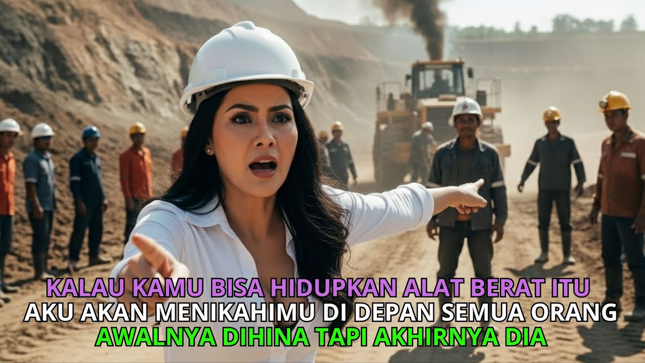 Kalau Kamu Bisa Hidupkan Alat Berat Itu, Aku Akan Menikah Denganmu. Awalnya Dipermalukan, Akhirnya