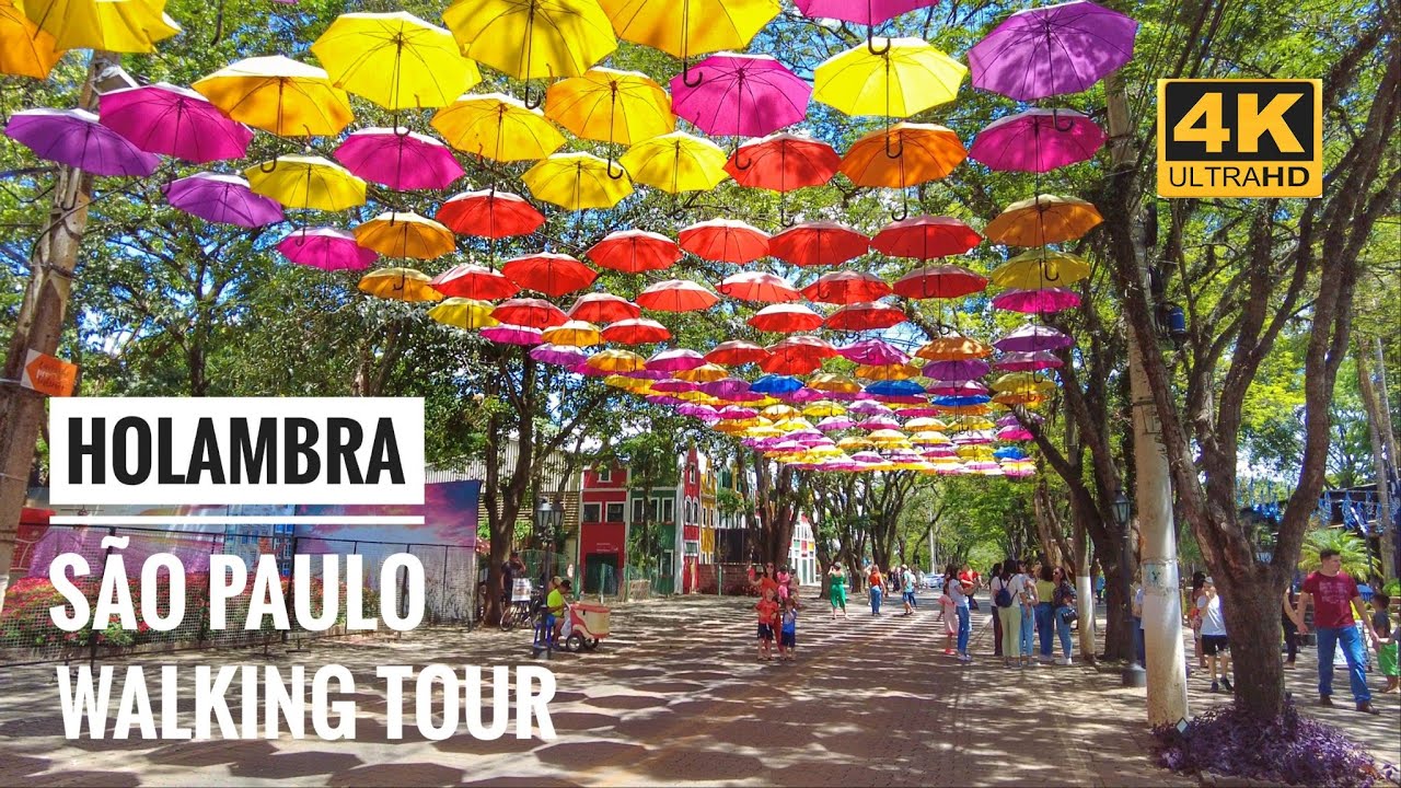 Holambra São Paulo Walking Tour | 4K Walk