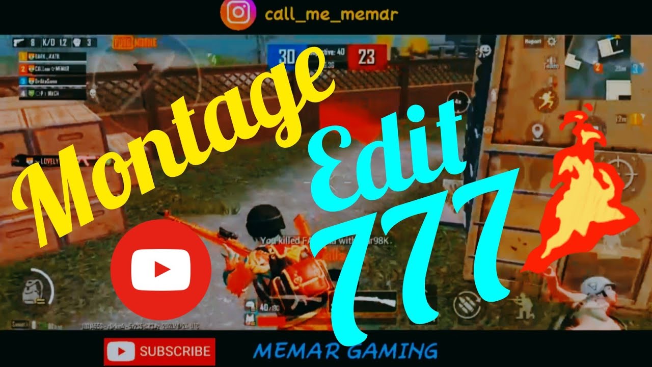 Edit Like 777 Montage | Jerry Boy | PUBG TDM | M24+ KAR98k 🔥
