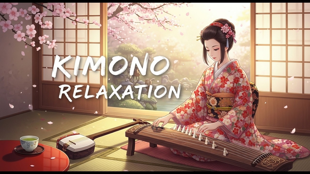 Kyoto Nightfall: Peaceful Japanese Traditional Music for Deep Sleep & Stress Relief