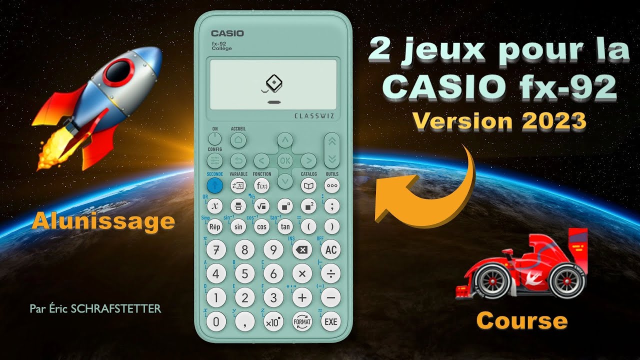 Jeu CASIO fx-92 version 2023 : 