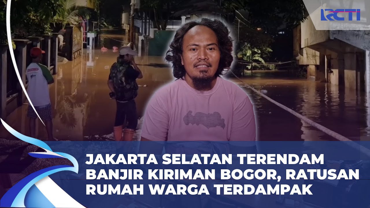 Banjir Kiriman dari Bogor Terjang Jakarta Selatan, Ratusan Rumah di Pasar Minggu Lebak Terendam