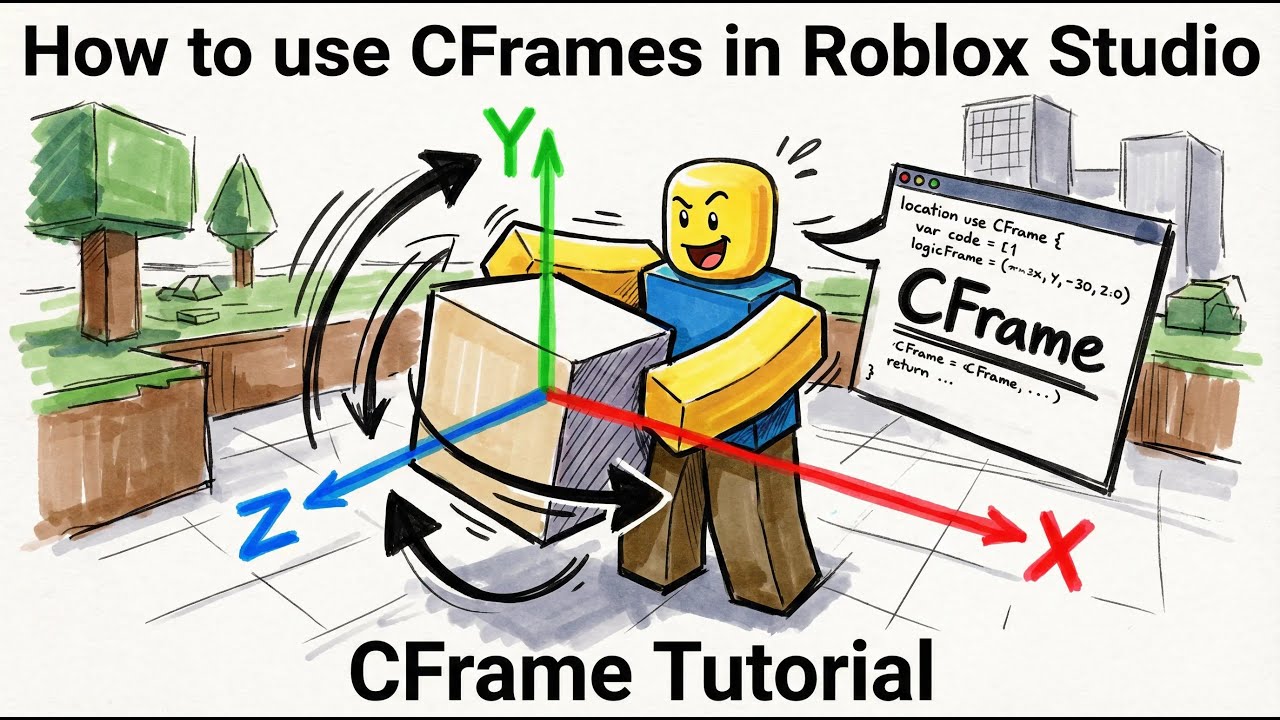 How to use CFrames in Roblox Studio I CFrame Tutorial