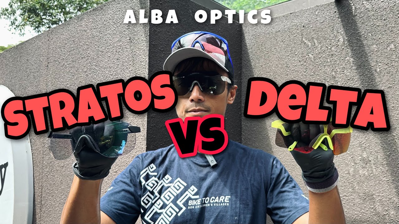 REVIEW + PERBANDINGAN KACAMATA SEPEDA ALBA OPTICS STRATOS DAN DELTA