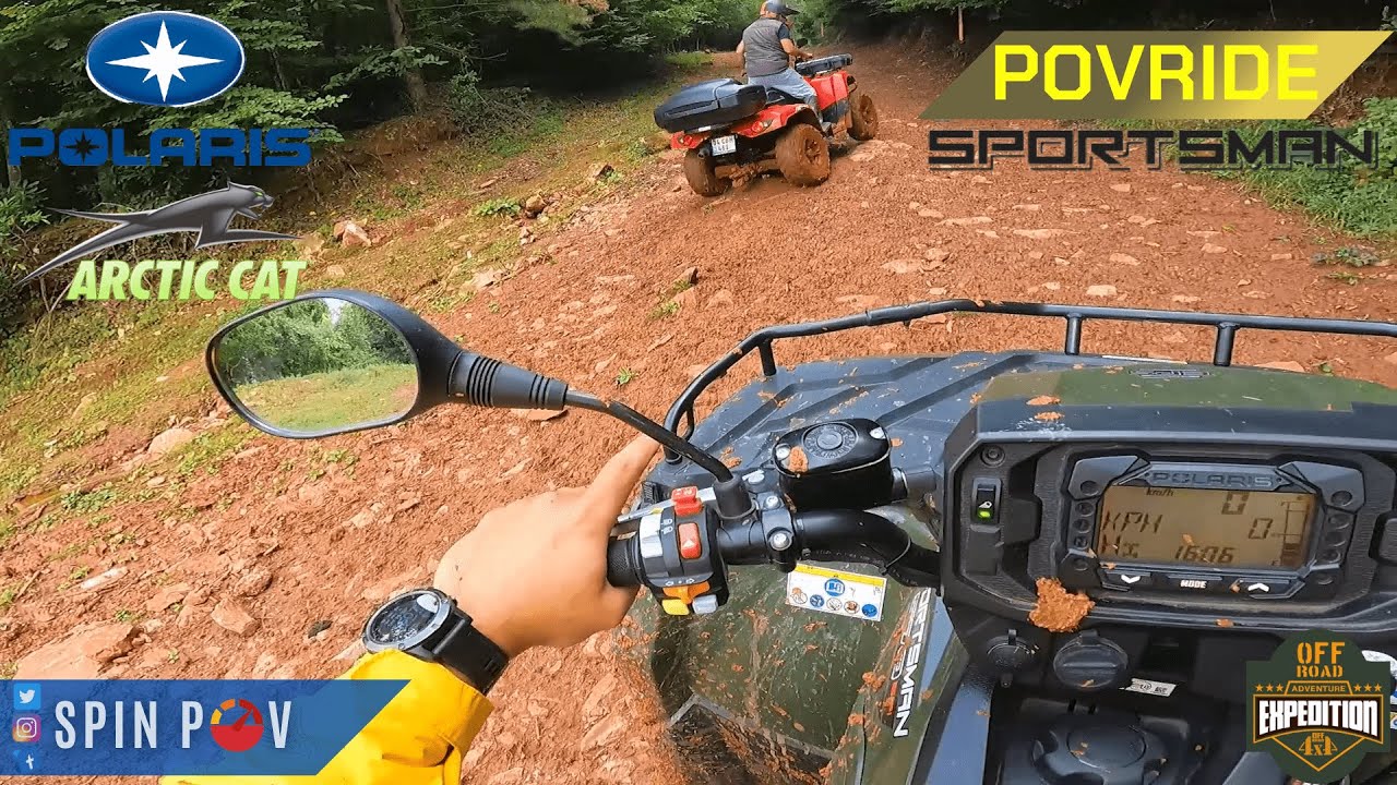 2019 POLARIS SPORTSMAN 570 with ARCTICCAT TRV 700 - POV Test Ride