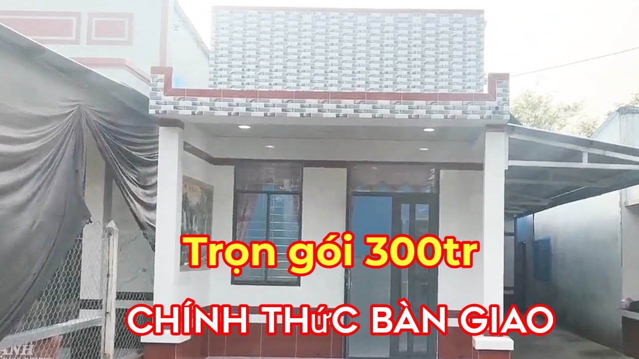 Chính thức bàn giao căn nhà cấp 4 giá công nhân. Diện tích 4m x 16m trọn gói 300 triệu .