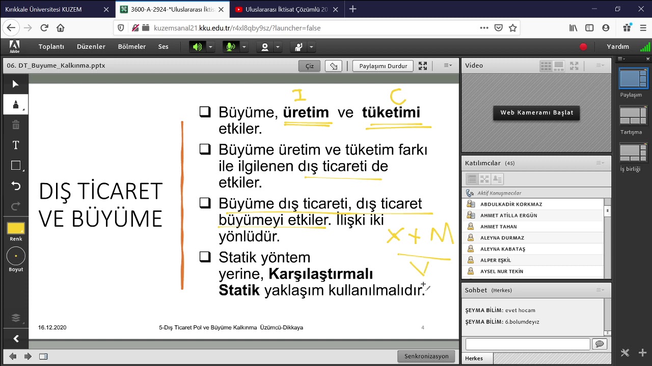 Dış Ticaret ve İktisadi Büyüme Kalkınma