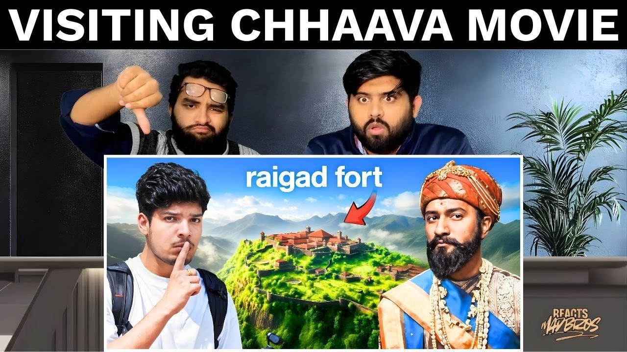 Pakistani Reaction On Visiting Chhaava Movie’s Real Location Raigad Fort Maharashtra इतिहास की झलक 🔥