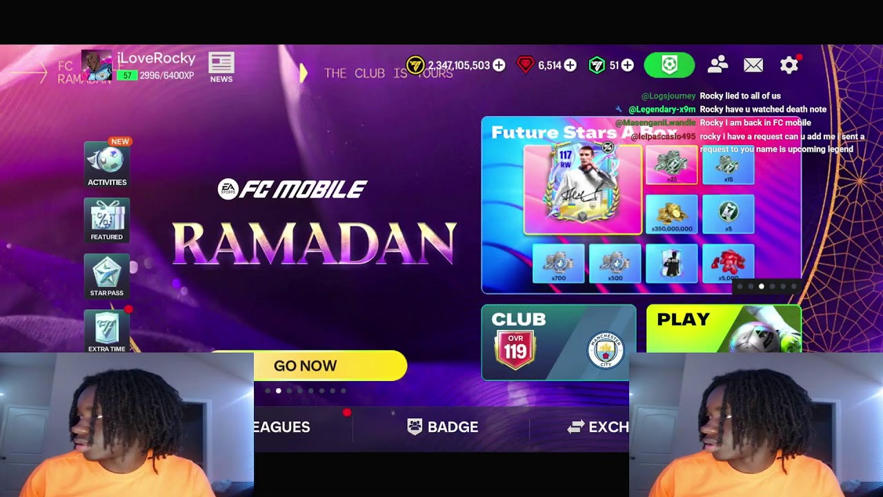 late niogth fc mobiole stream join rnnn