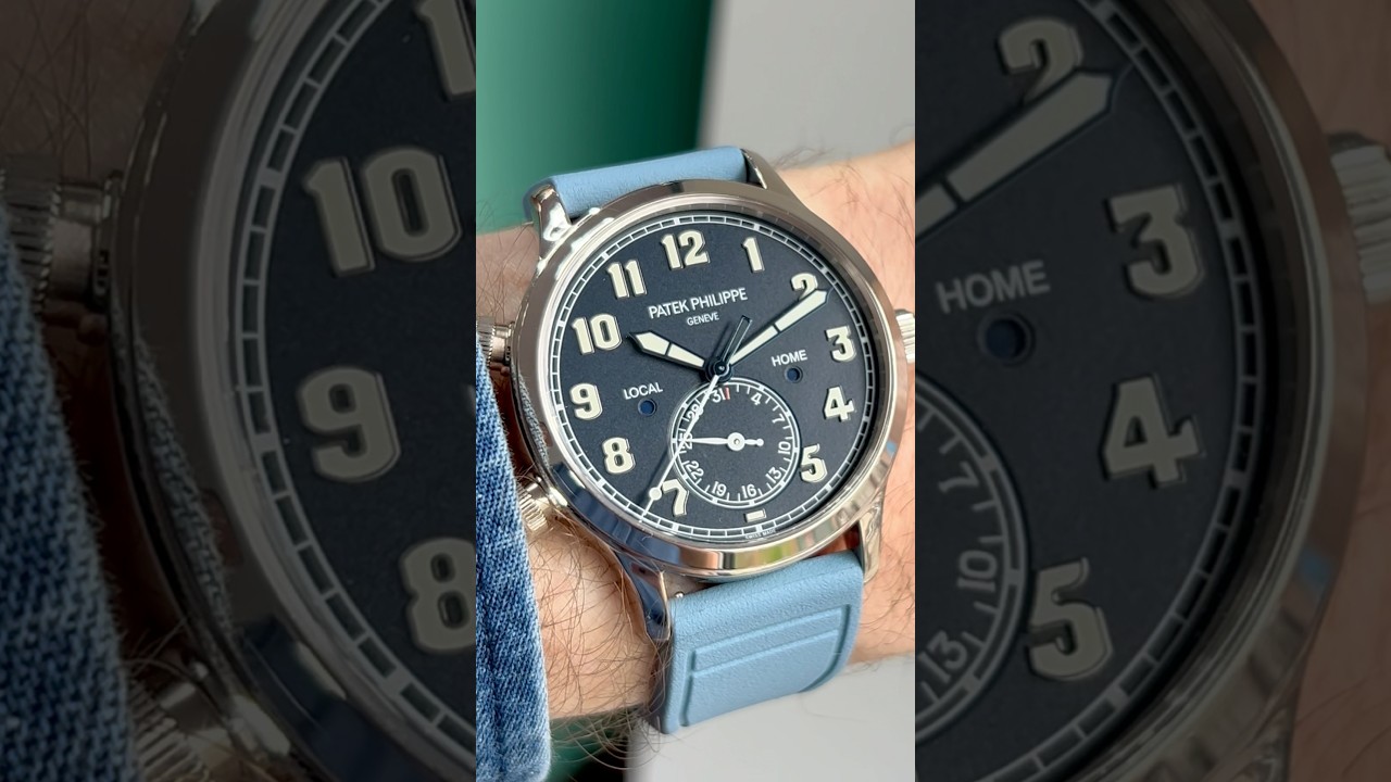 ❓🍸JAMES BOND NEXT WATCH🍸❓PATEK PHILIPPE CALATRAVA PILOT TRAVEL TIME 5524g