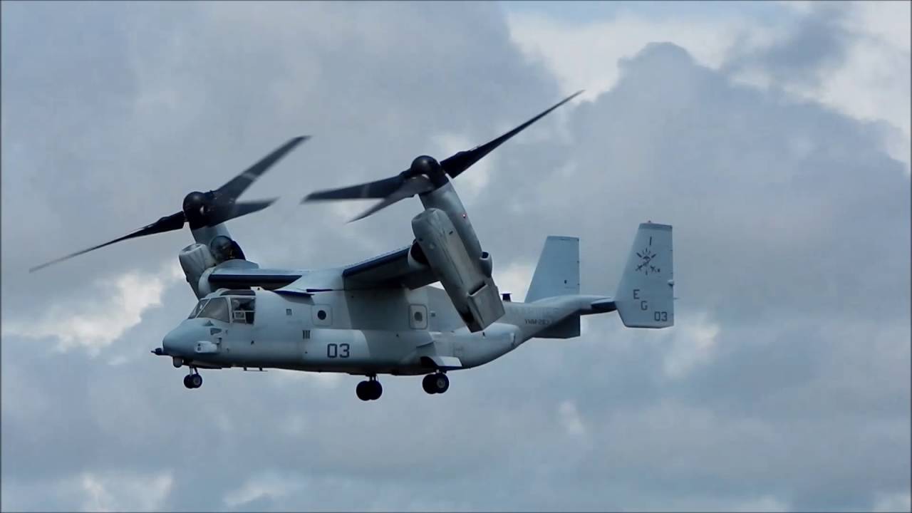 3 V22-Osprey à l'Aéroport de la Rochelle (LFBH)