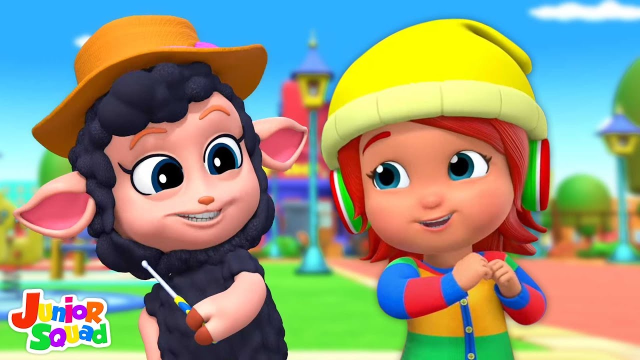 Baa Baa Fekete bárány + Több mondókák és rajzfilm videók gyerekeknek