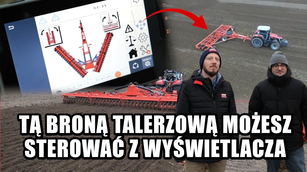 Brona talerzowa z ISOBUS, którą obrobisz 10 hektarów w ciągu godziny! Maschio Gaspardo VELOCE