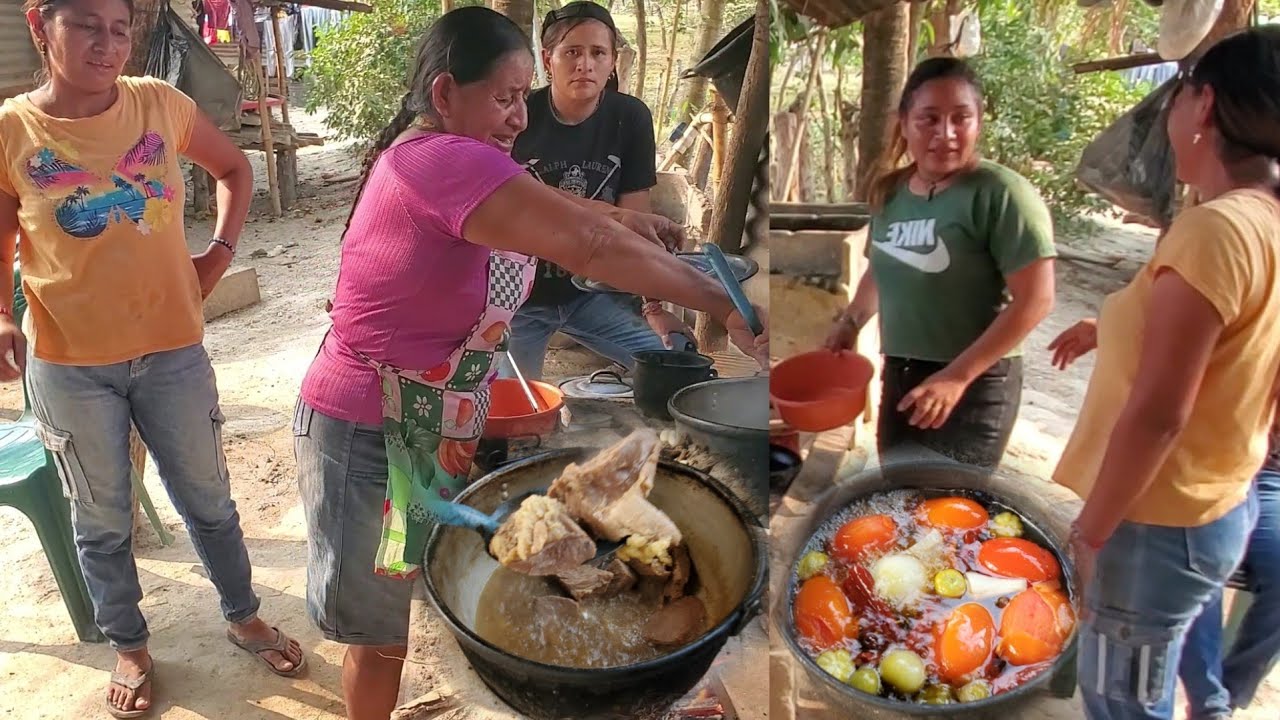 Preparando un Rico y delicioso guisado de cerdo Para toda LA familia 🤯🐖