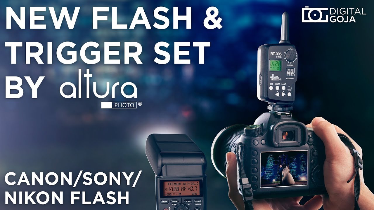 NEW Flash and Trigger Set AP-305 by Altura Photo (Canon – Nikon – Sony) | FIRST LOOK