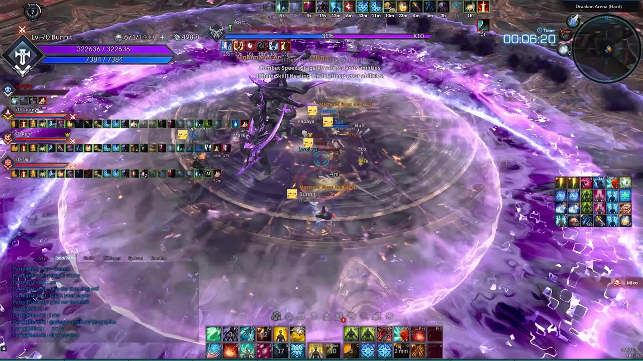 TERA - Draakon Arena Hard Mode (DAHM) - Priest POV