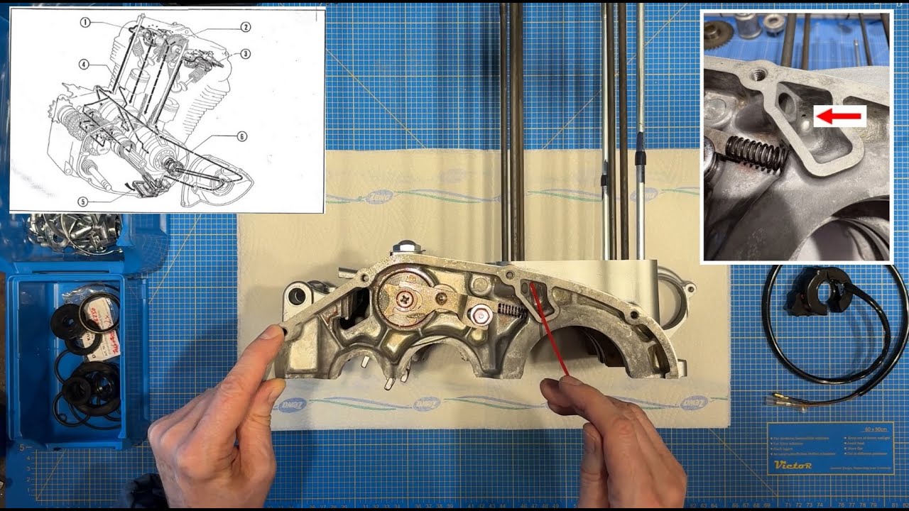 Honda CB250 350 K Restauration Montage Assembly Part 2