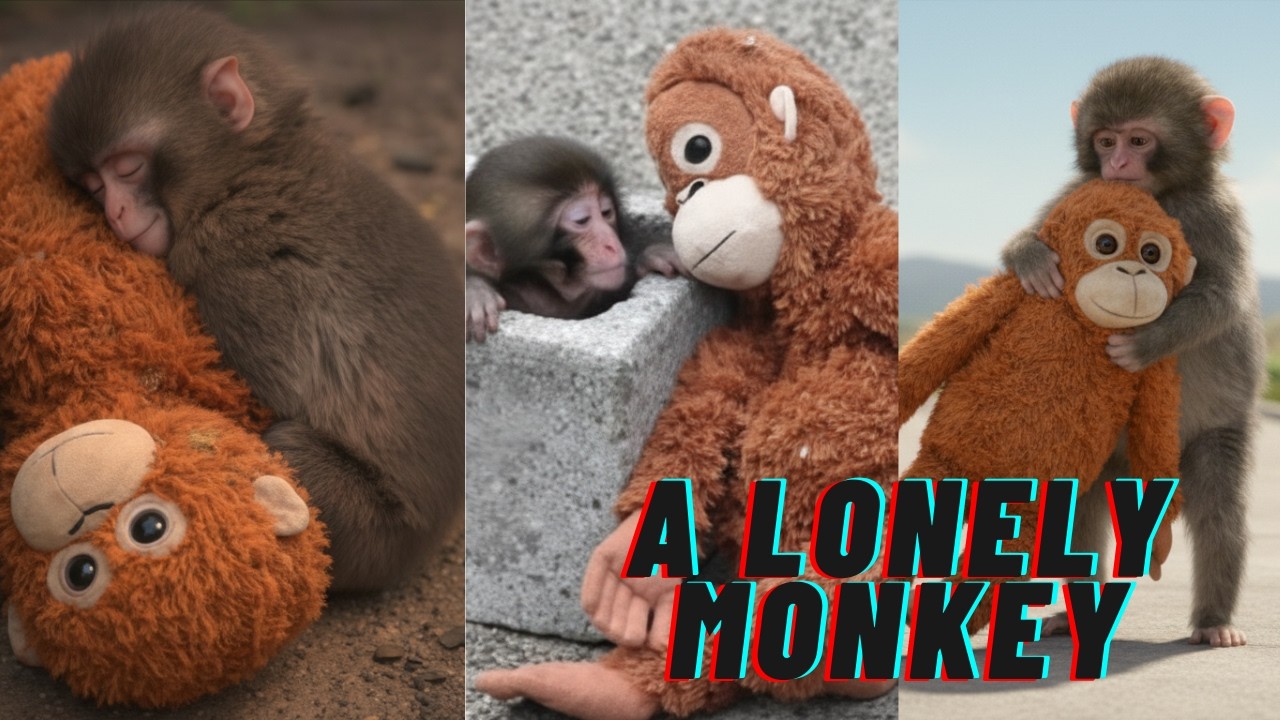 Heartwarming Japan Zoo Story 🐵 Baby Monkey Punch Finds Love with Plush Toy | True Animation