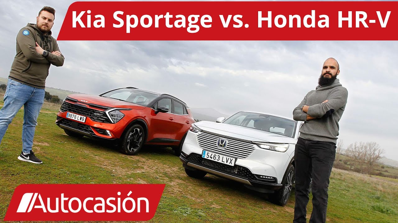 KIA Sportage 2022 vs Honda HR-V| Comparativa SUV / Test / Review en español | #Autocasión